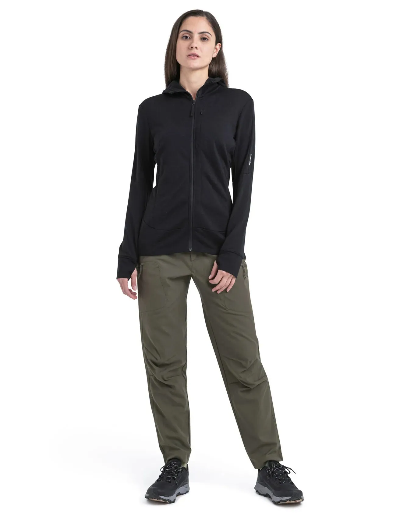 Icebreaker Merino 260 Quantum IV Long Sleeve Zip Womens Hooded Jacket