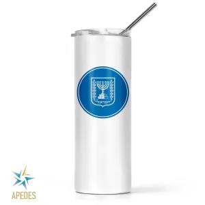 Israel Stainless Steel Skinny Tumbler 20 OZ