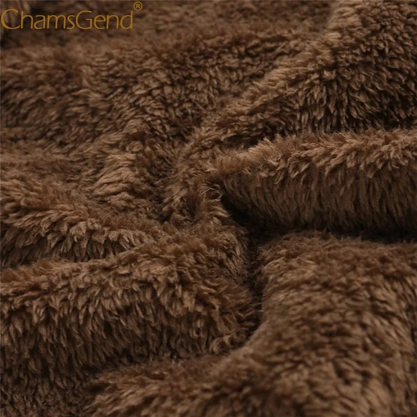 Janessa Boho Faux Fur Sweatshirt Fleece Jacket