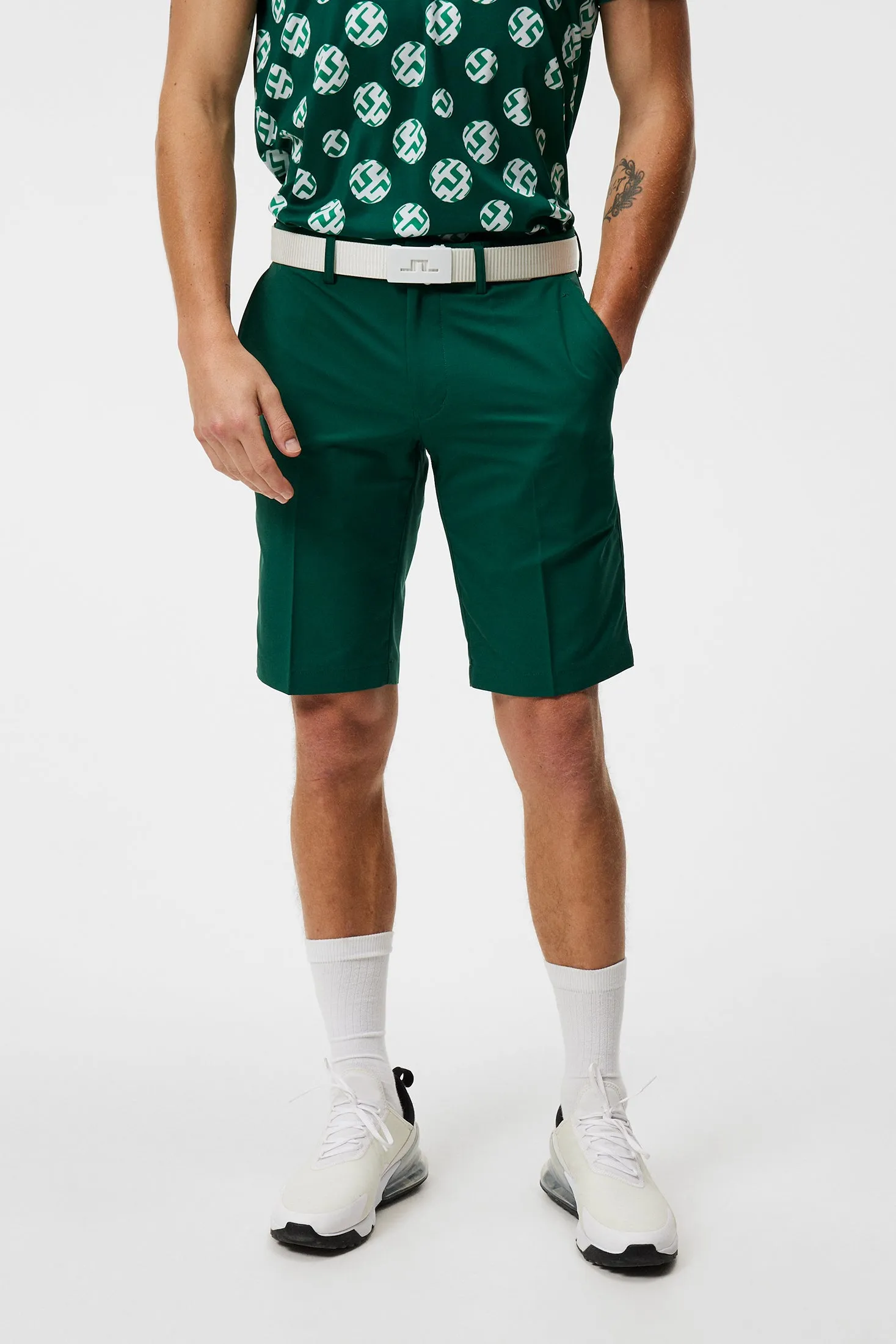 J.Lindeberg Mens Somle Shorts - RAIN FOREST