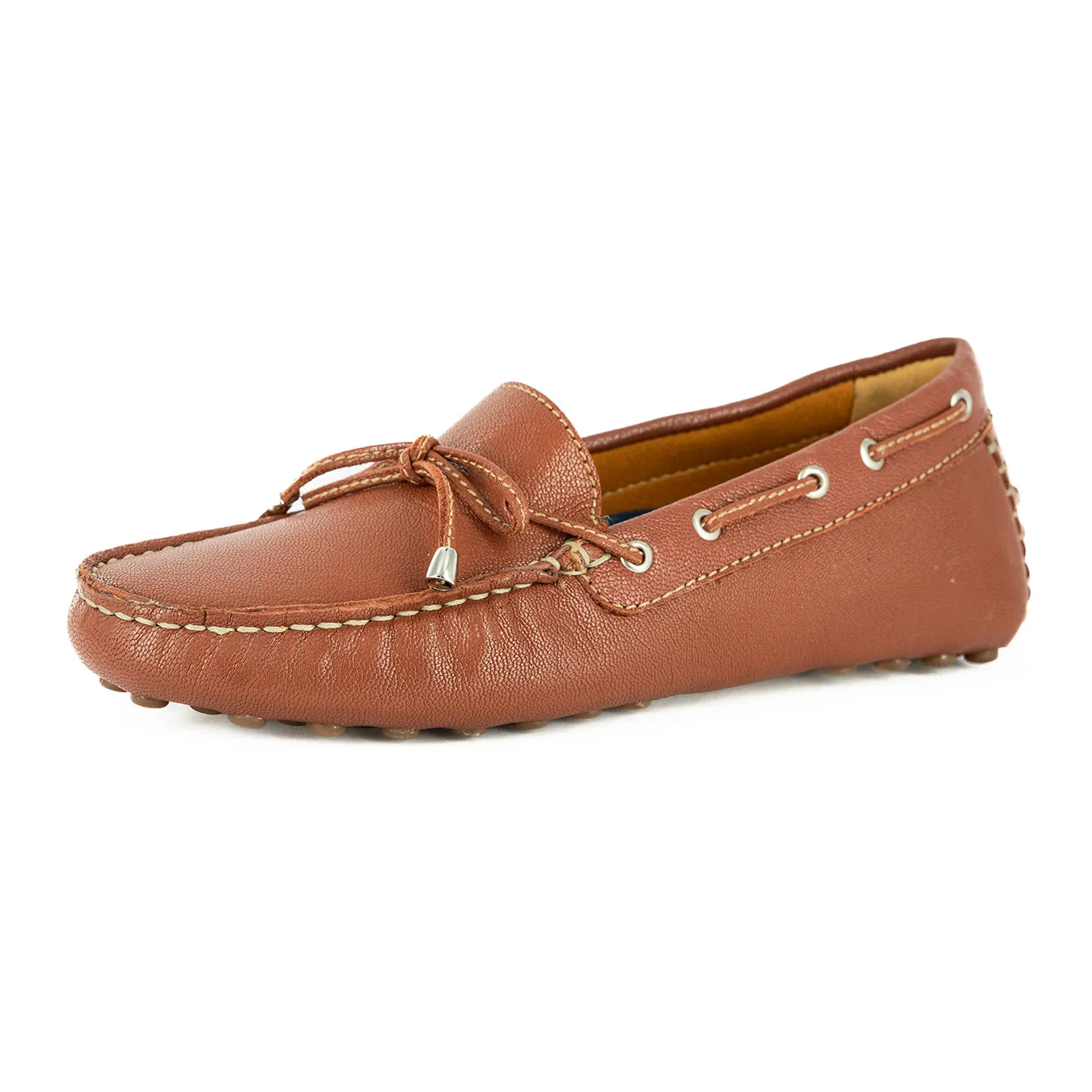 Kamensi : Ladies Leather Moccasin In Suede Cayak