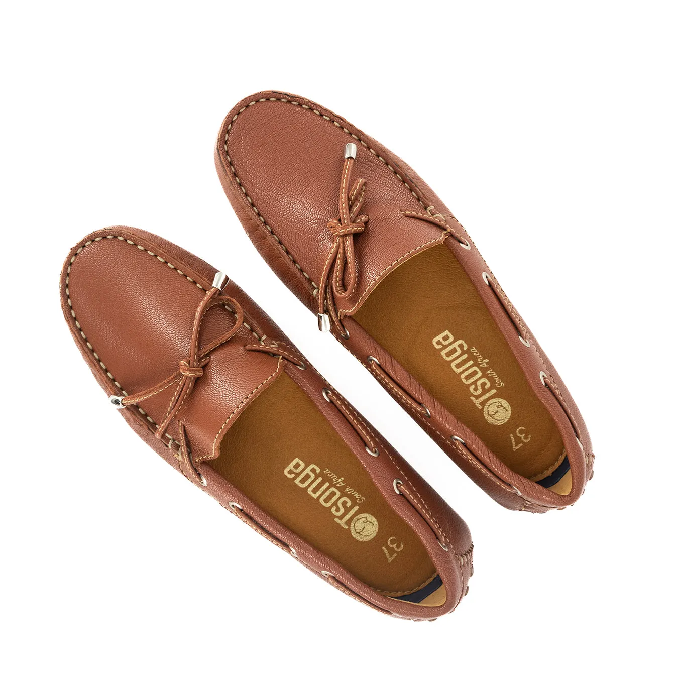 Kamensi : Ladies Leather Moccasin In Suede Cayak