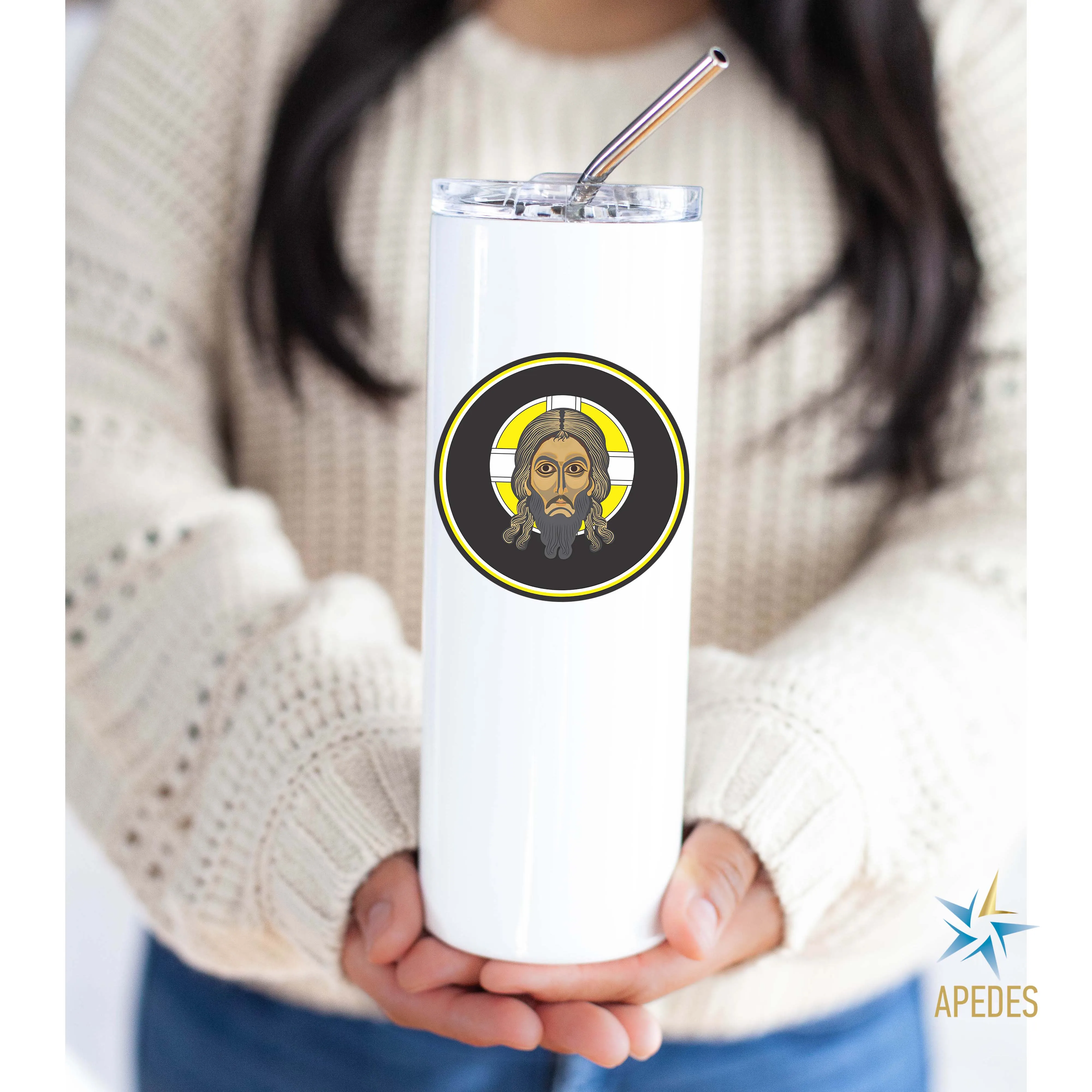 Khorugv Jesus Chistian Stainless Steel Skinny Tumbler 20 OZ