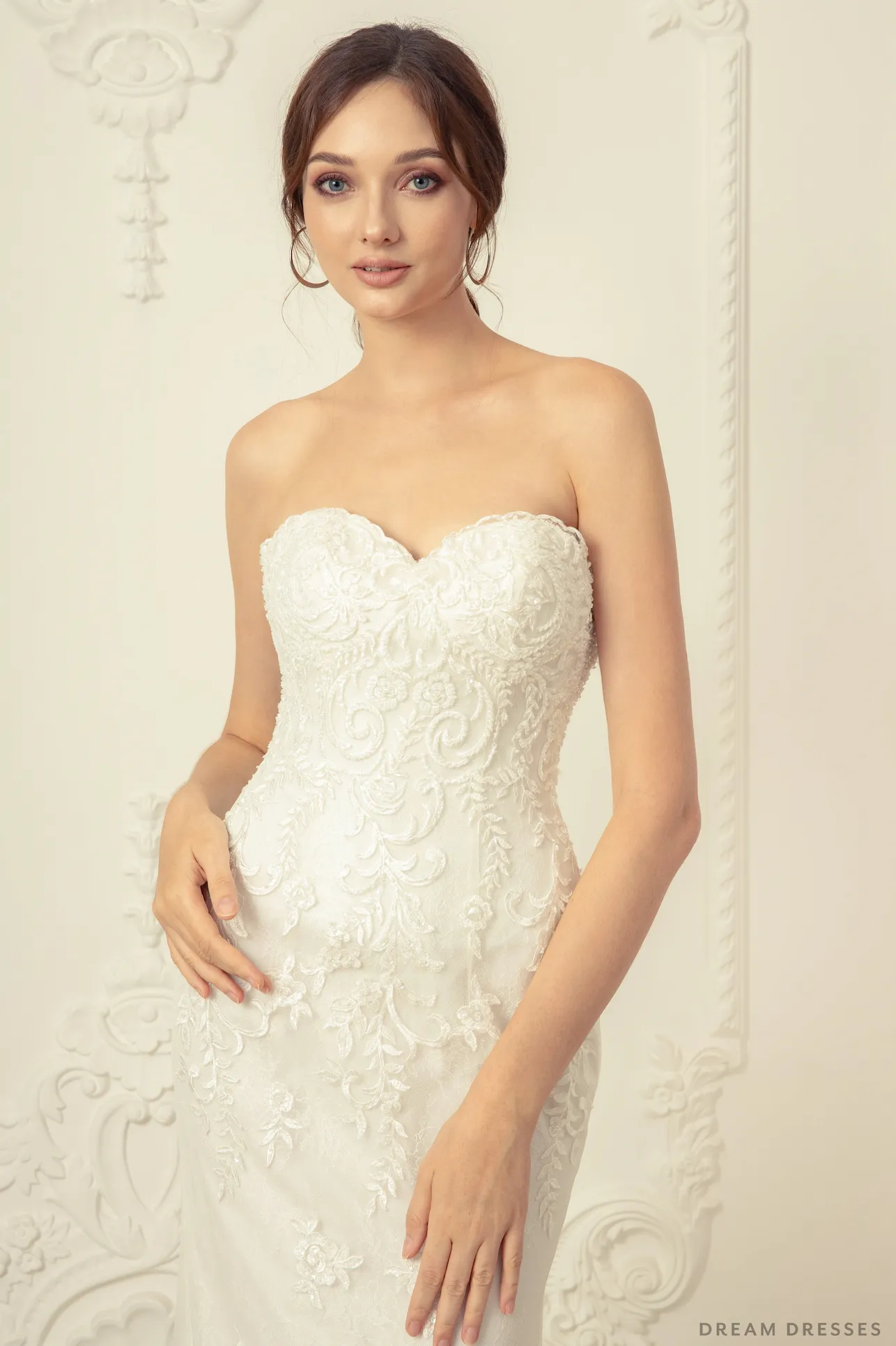 Lace Mermaid Wedding Dress (#Luciana)