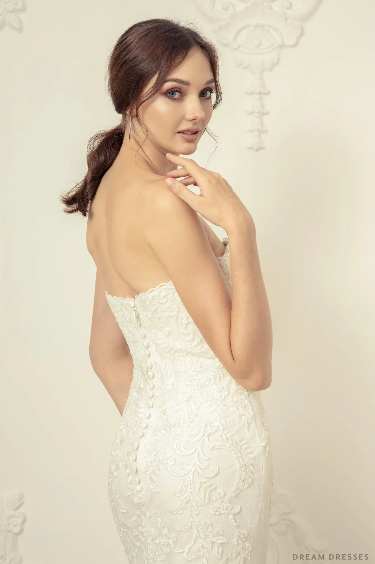 Lace Mermaid Wedding Dress (#Luciana)