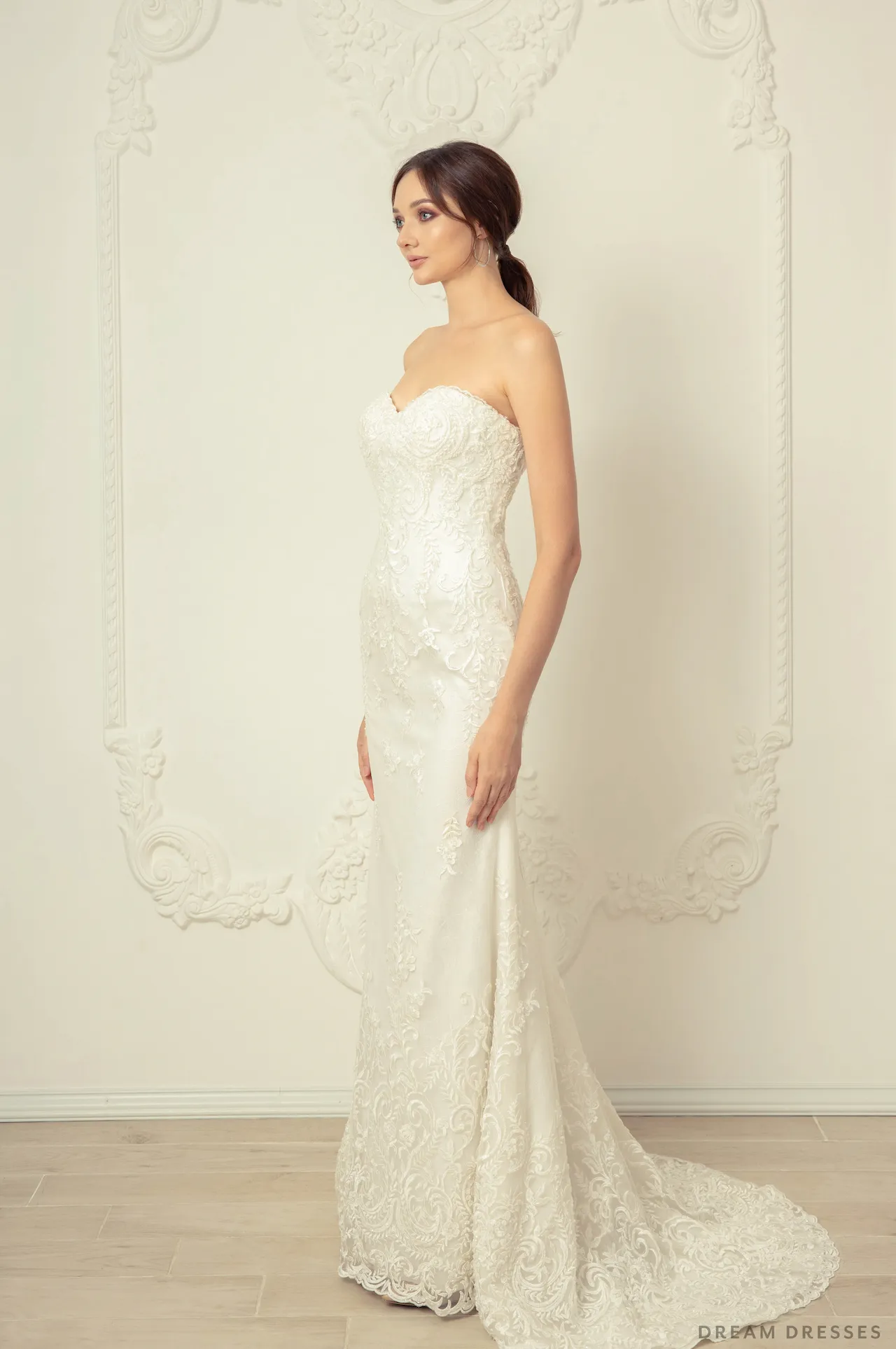 Lace Mermaid Wedding Dress (#Luciana)