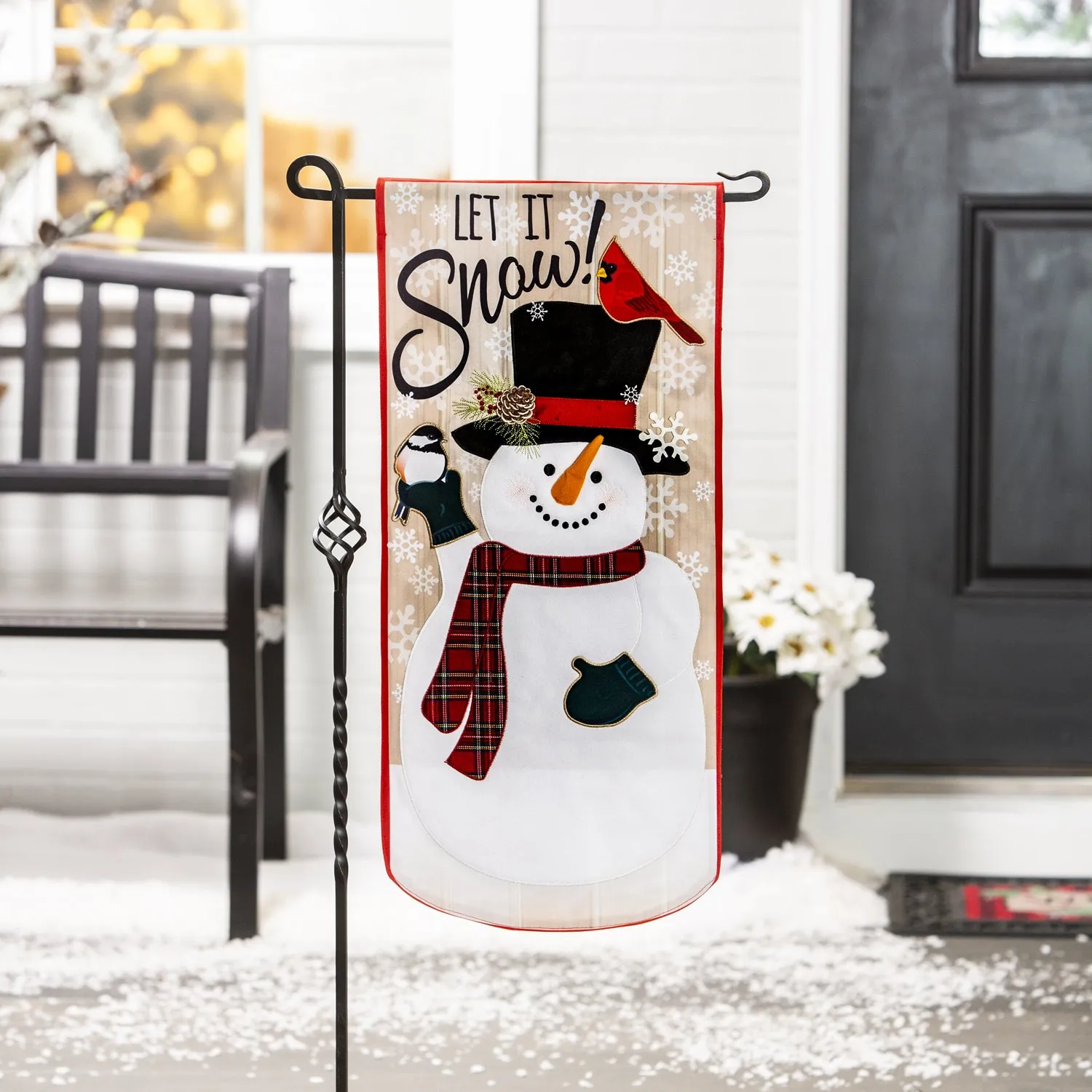 Let it Snow! Everlasting Impression Textile Décor,14l10532xl
