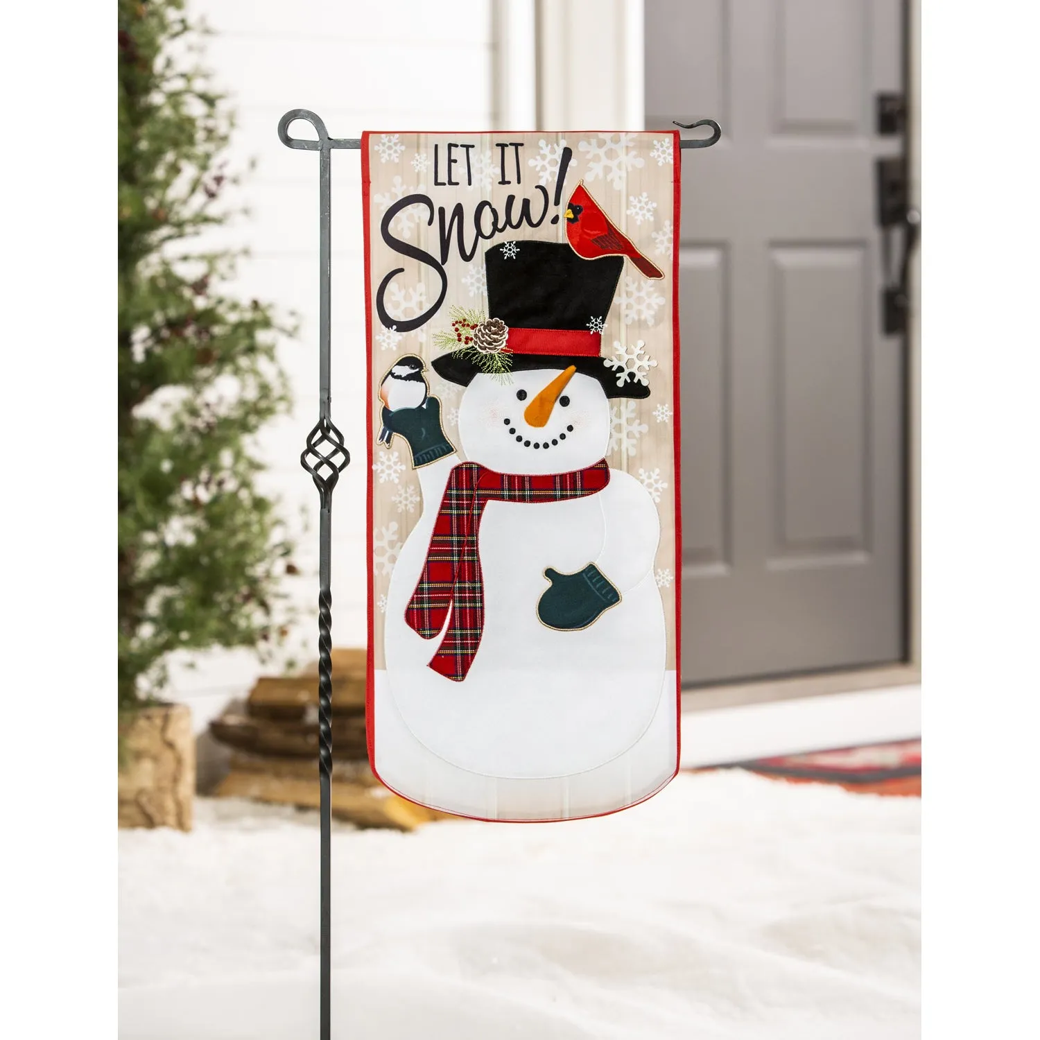 Let it Snow! Everlasting Impression Textile Décor,14l10532xl