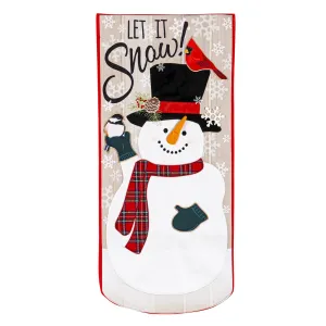 Let it Snow! Everlasting Impression Textile Décor,14l10532xl