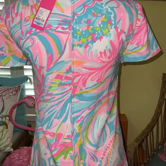 Lilly Pulitzer NWT Masey Romper Carnivale Coral $188 Size 00,0,2,6 Gorgeous