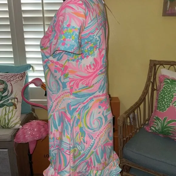 Lilly Pulitzer NWT Masey Romper Carnivale Coral $188 Size 00,0,2,6 Gorgeous