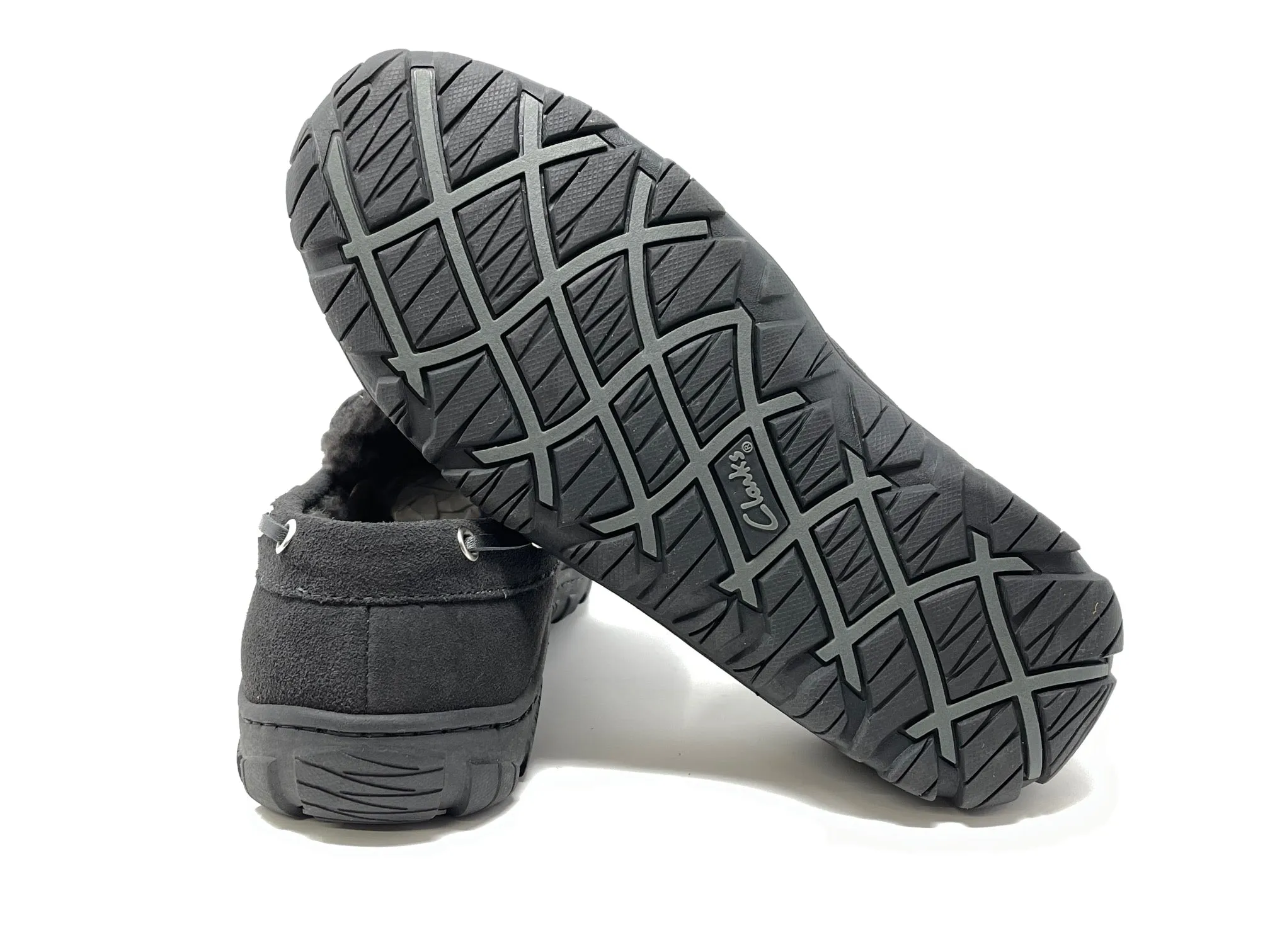 Loafer Fur Discounted delivery Lined Casual Slip Moccasin Localized shipping Slipper Grey Clarks Wide Suede Venetian On