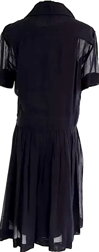 Louis Vuitton Paris. Black Silk Dress