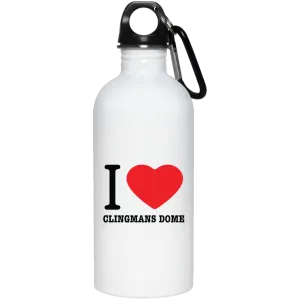 Love Clingmans Dome - 20 oz. Stainless Steel Water Bottle
