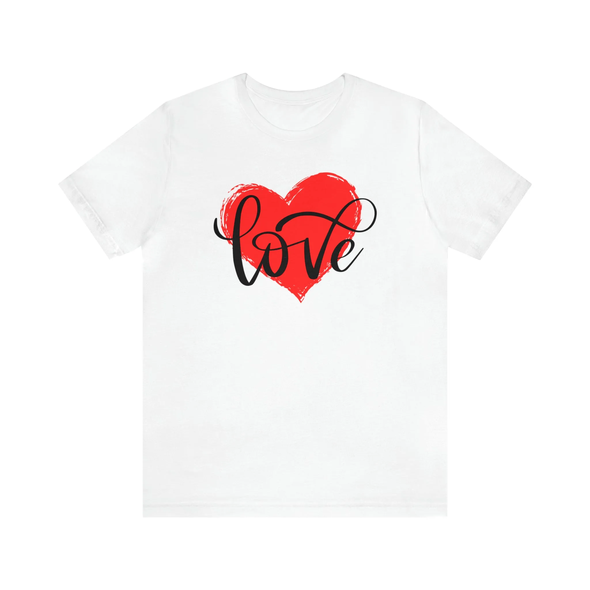 Love Heart Mom T-Shirt | Love Ya Mom Tee |  Bella Canvas 3001 Unisex |  Mother Short Sleeve Tshirt