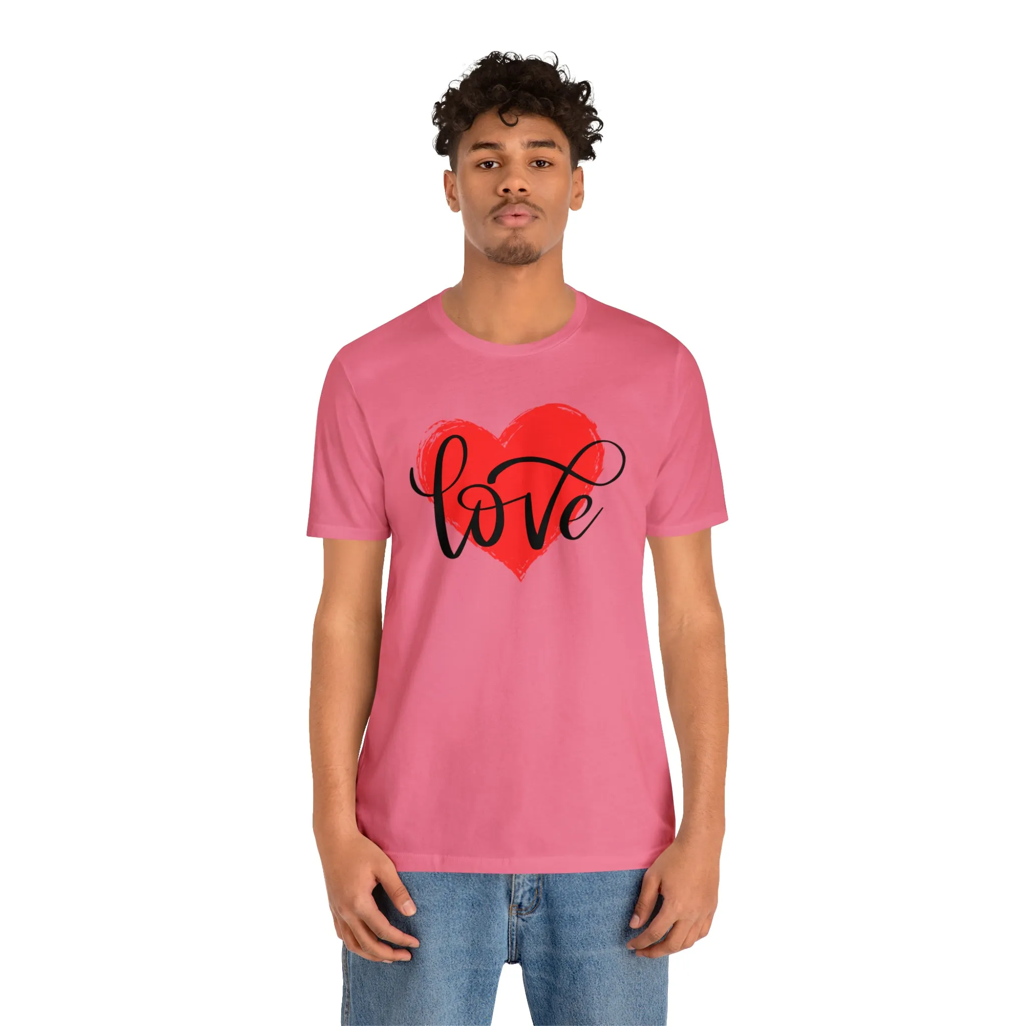 Love Heart Mom T-Shirt | Love Ya Mom Tee |  Bella Canvas 3001 Unisex |  Mother Short Sleeve Tshirt