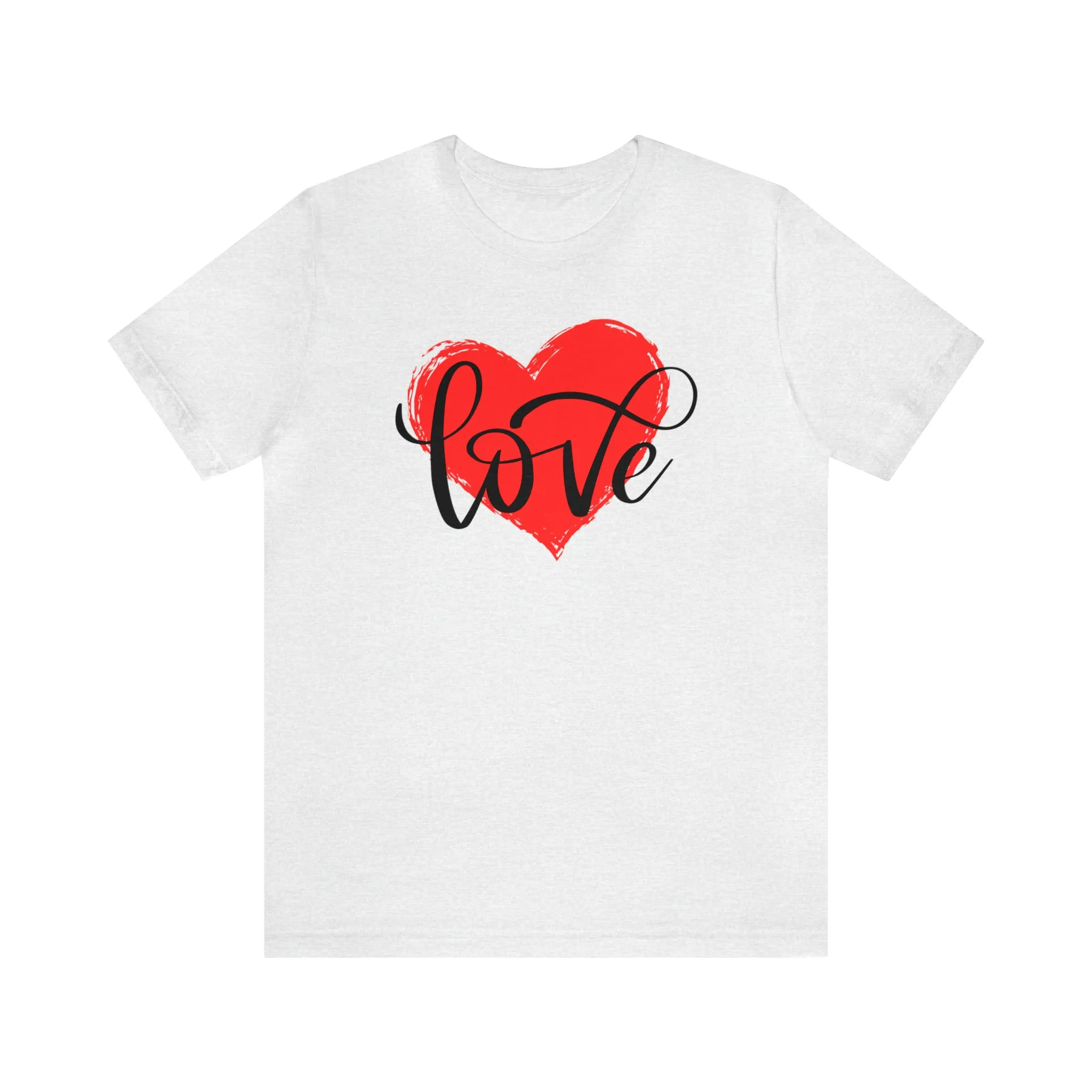 Love Heart Mom T-Shirt | Love Ya Mom Tee |  Bella Canvas 3001 Unisex |  Mother Short Sleeve Tshirt
