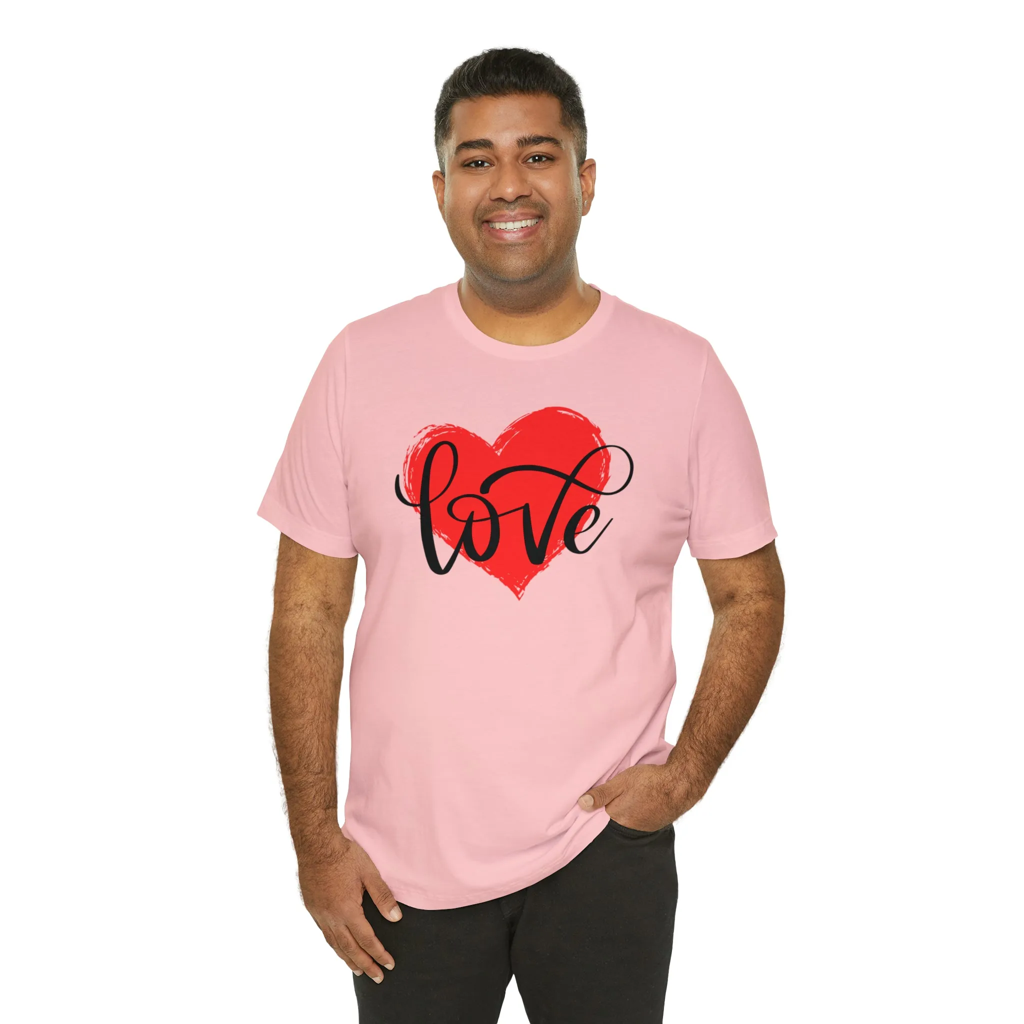 Love Heart Mom T-Shirt | Love Ya Mom Tee |  Bella Canvas 3001 Unisex |  Mother Short Sleeve Tshirt