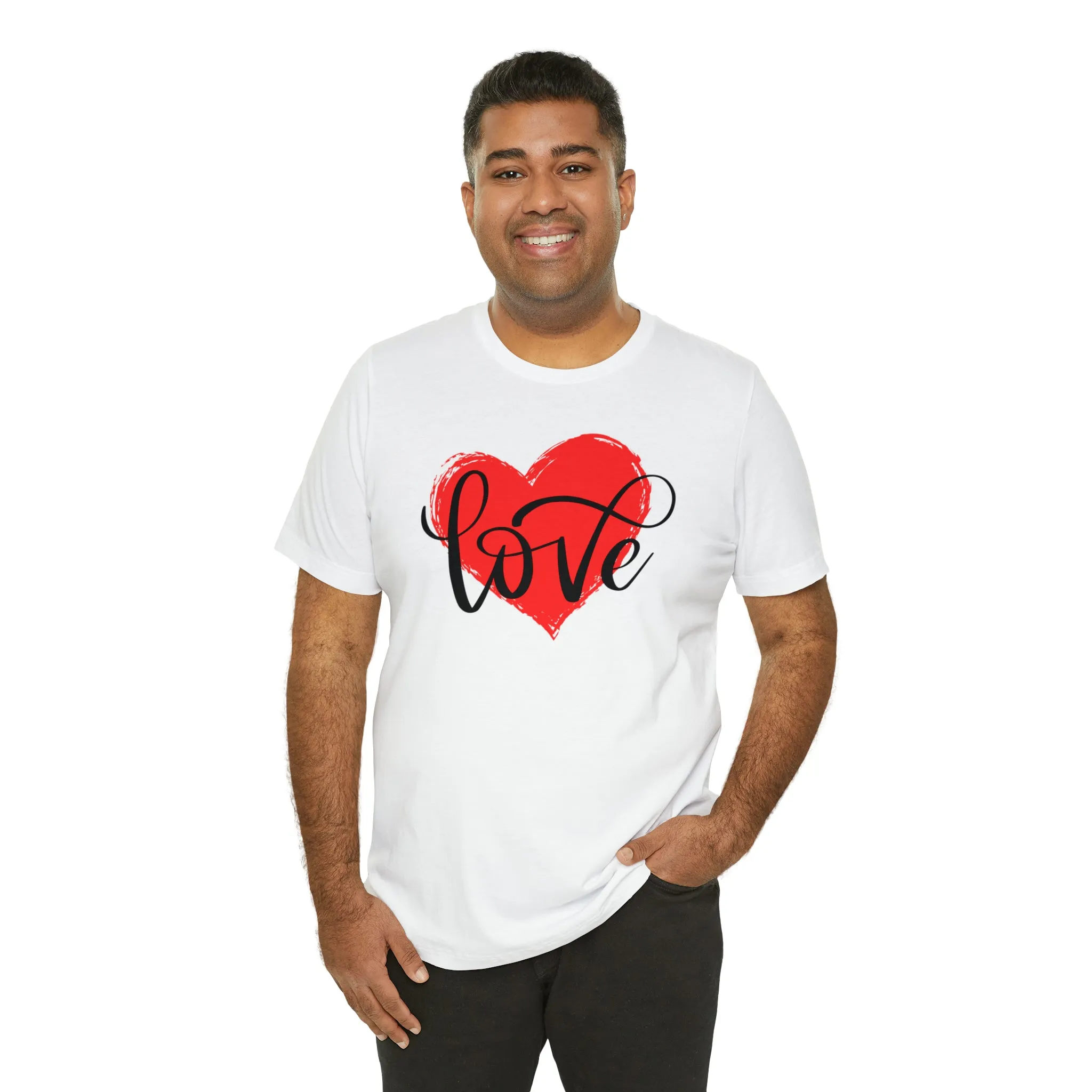 Love Heart Mom T-Shirt | Love Ya Mom Tee |  Bella Canvas 3001 Unisex |  Mother Short Sleeve Tshirt