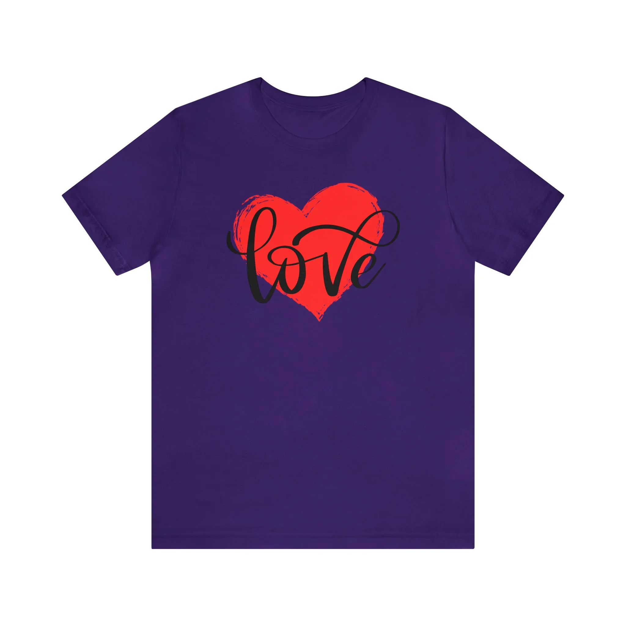 Love Heart Mom T-Shirt | Love Ya Mom Tee |  Bella Canvas 3001 Unisex |  Mother Short Sleeve Tshirt