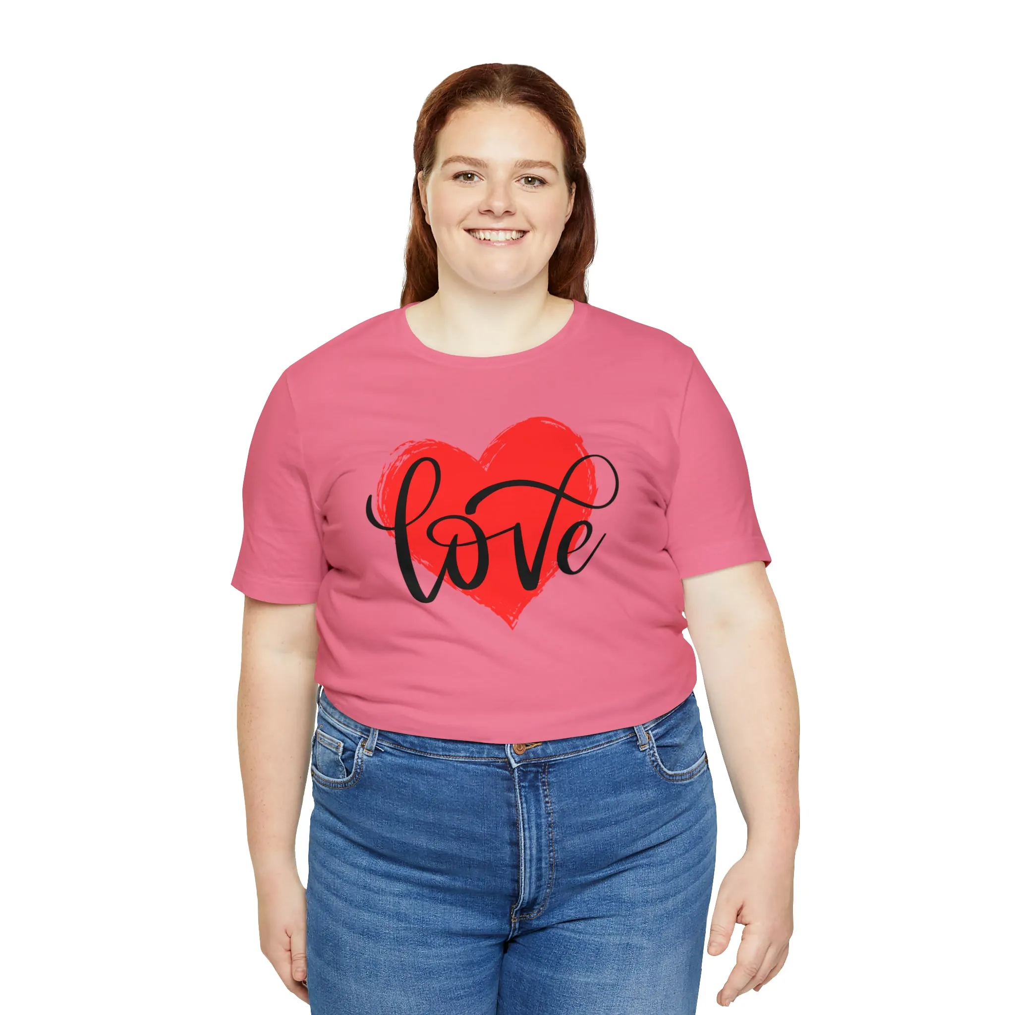 Love Heart Mom T-Shirt | Love Ya Mom Tee |  Bella Canvas 3001 Unisex |  Mother Short Sleeve Tshirt
