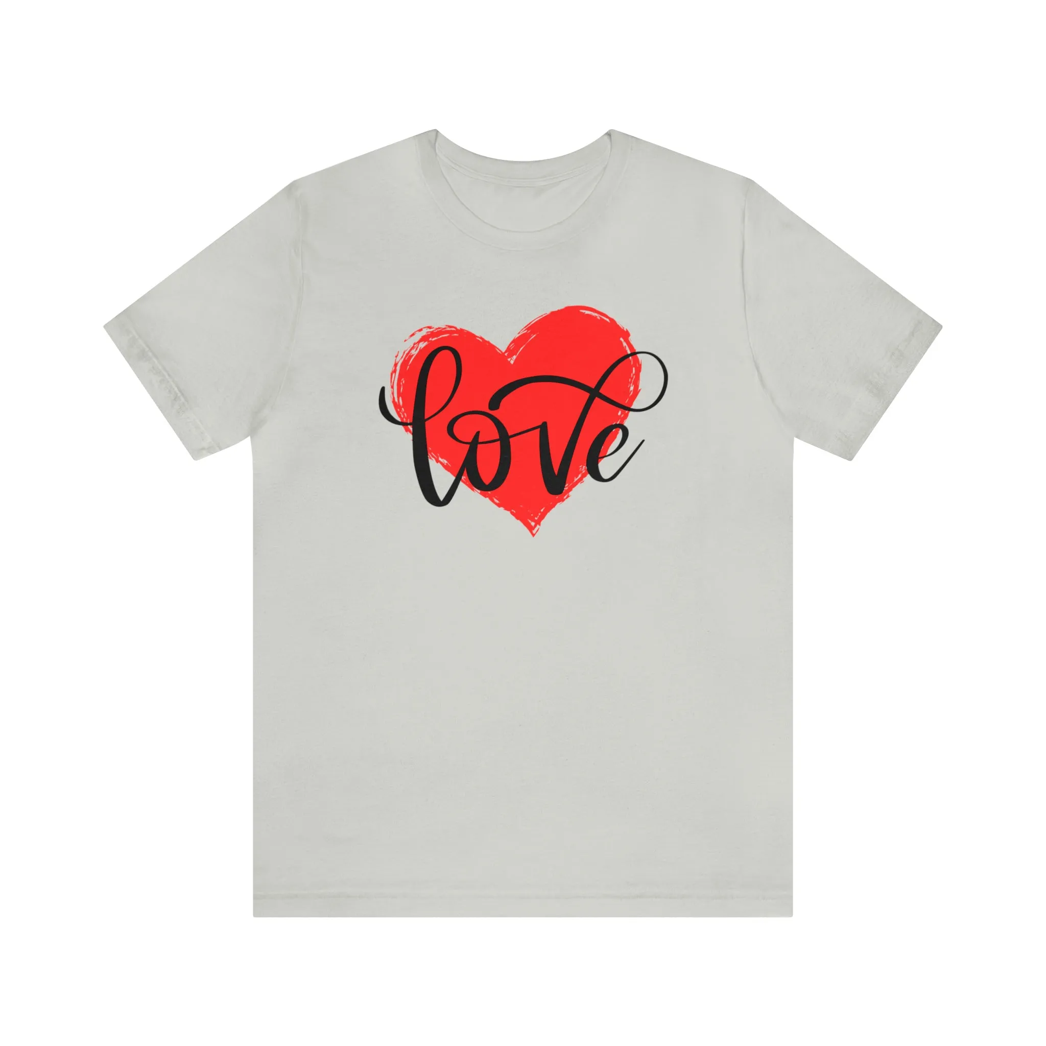Love Heart Mom T-Shirt | Love Ya Mom Tee |  Bella Canvas 3001 Unisex |  Mother Short Sleeve Tshirt