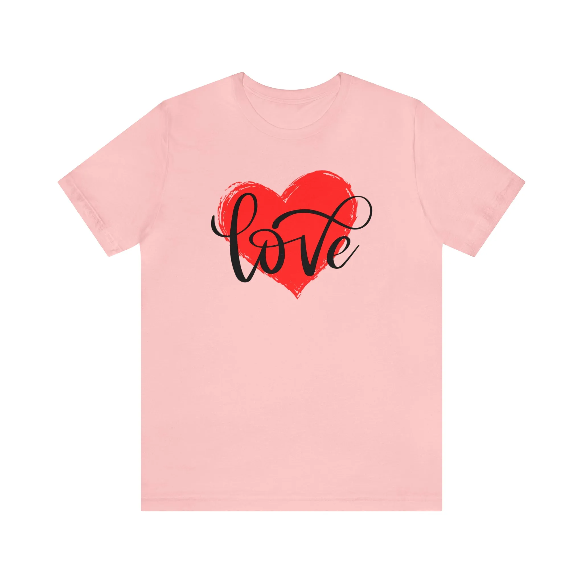 Love Heart Mom T-Shirt | Love Ya Mom Tee |  Bella Canvas 3001 Unisex |  Mother Short Sleeve Tshirt