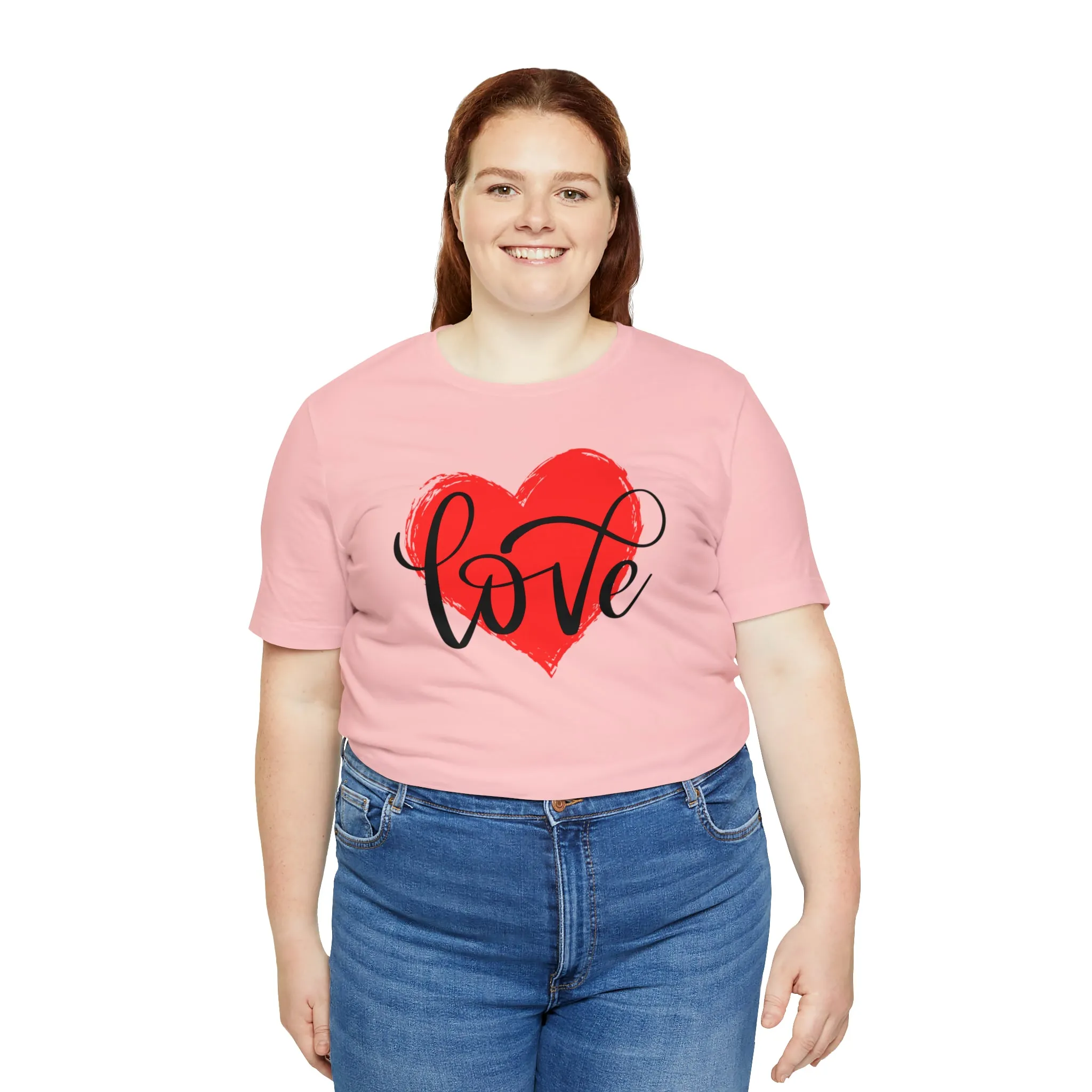 Love Heart Mom T-Shirt | Love Ya Mom Tee |  Bella Canvas 3001 Unisex |  Mother Short Sleeve Tshirt