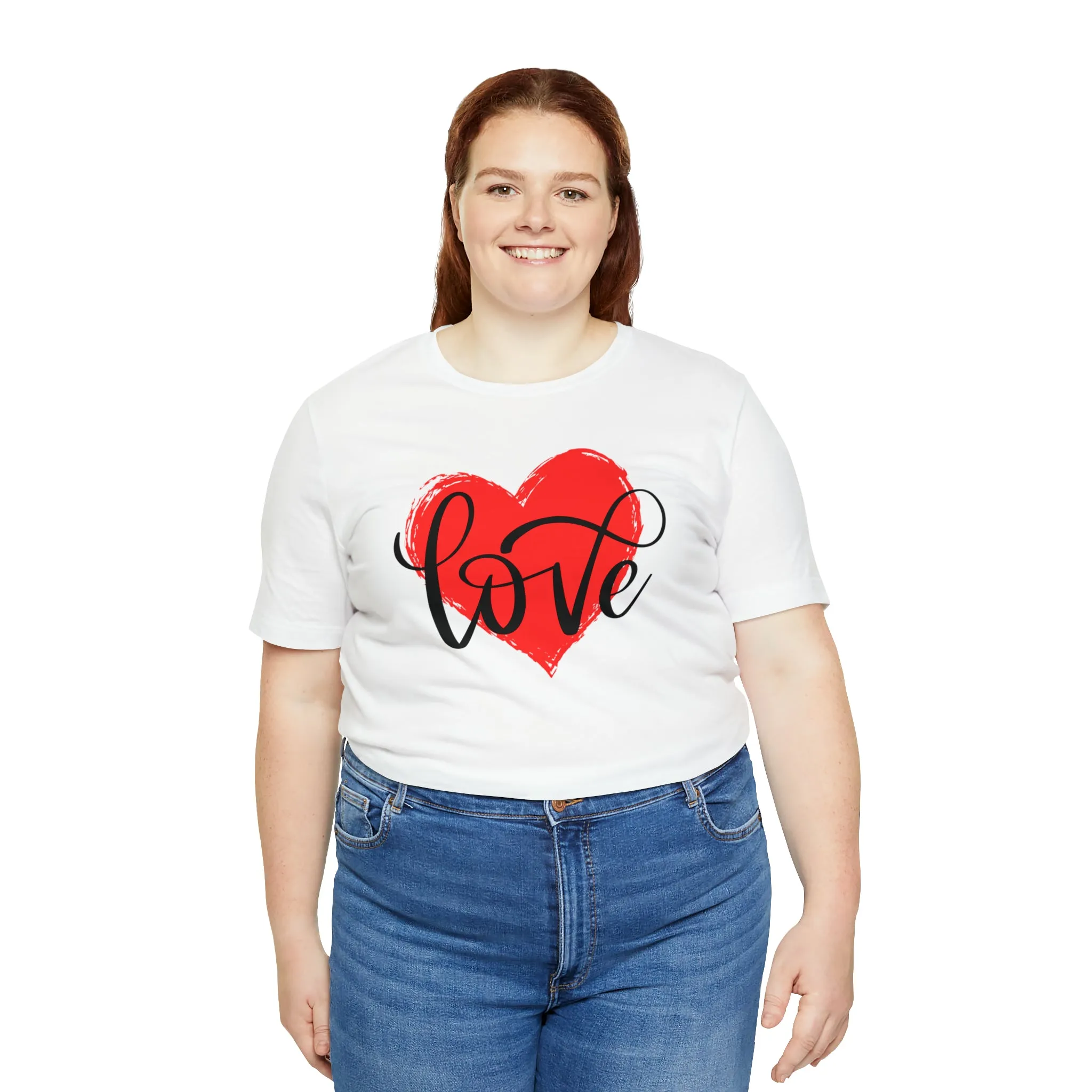 Love Heart Mom T-Shirt | Love Ya Mom Tee |  Bella Canvas 3001 Unisex |  Mother Short Sleeve Tshirt