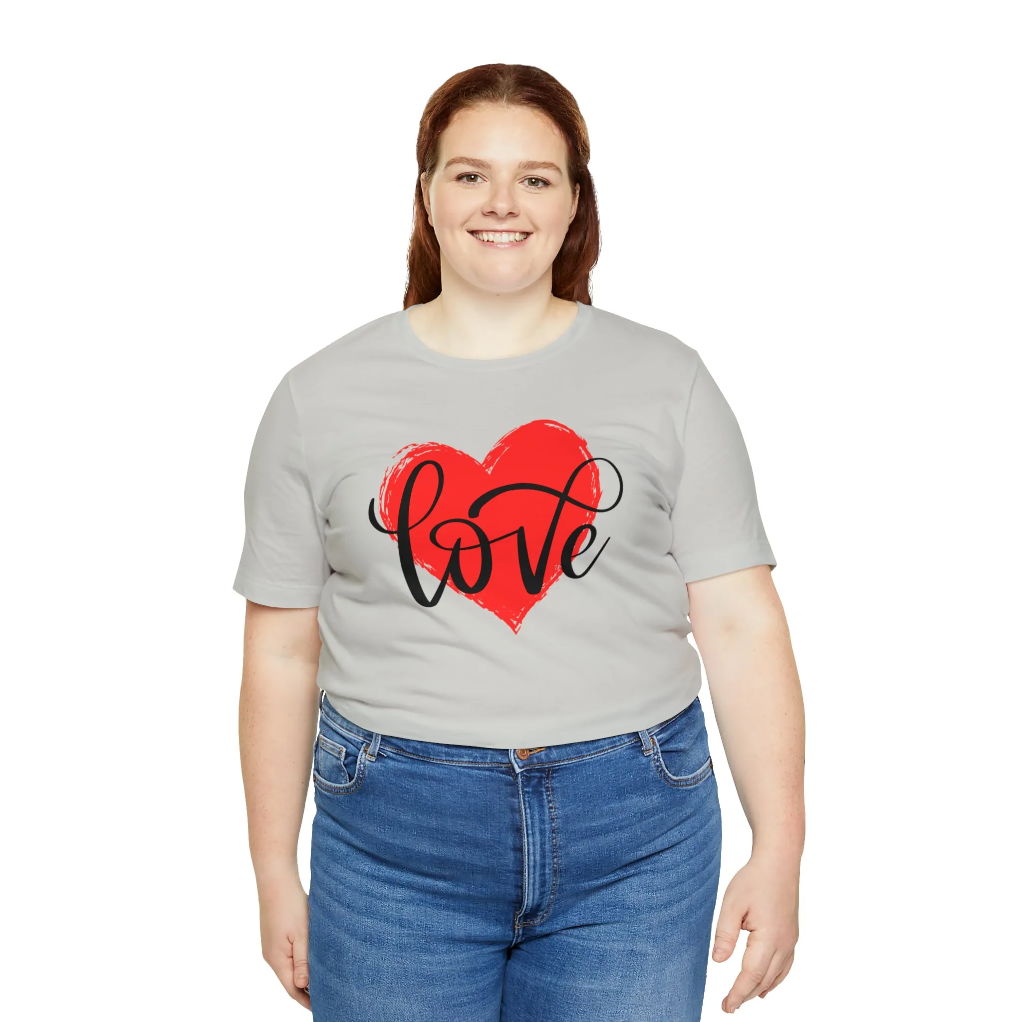 Love Heart Mom T-Shirt | Love Ya Mom Tee |  Bella Canvas 3001 Unisex |  Mother Short Sleeve Tshirt