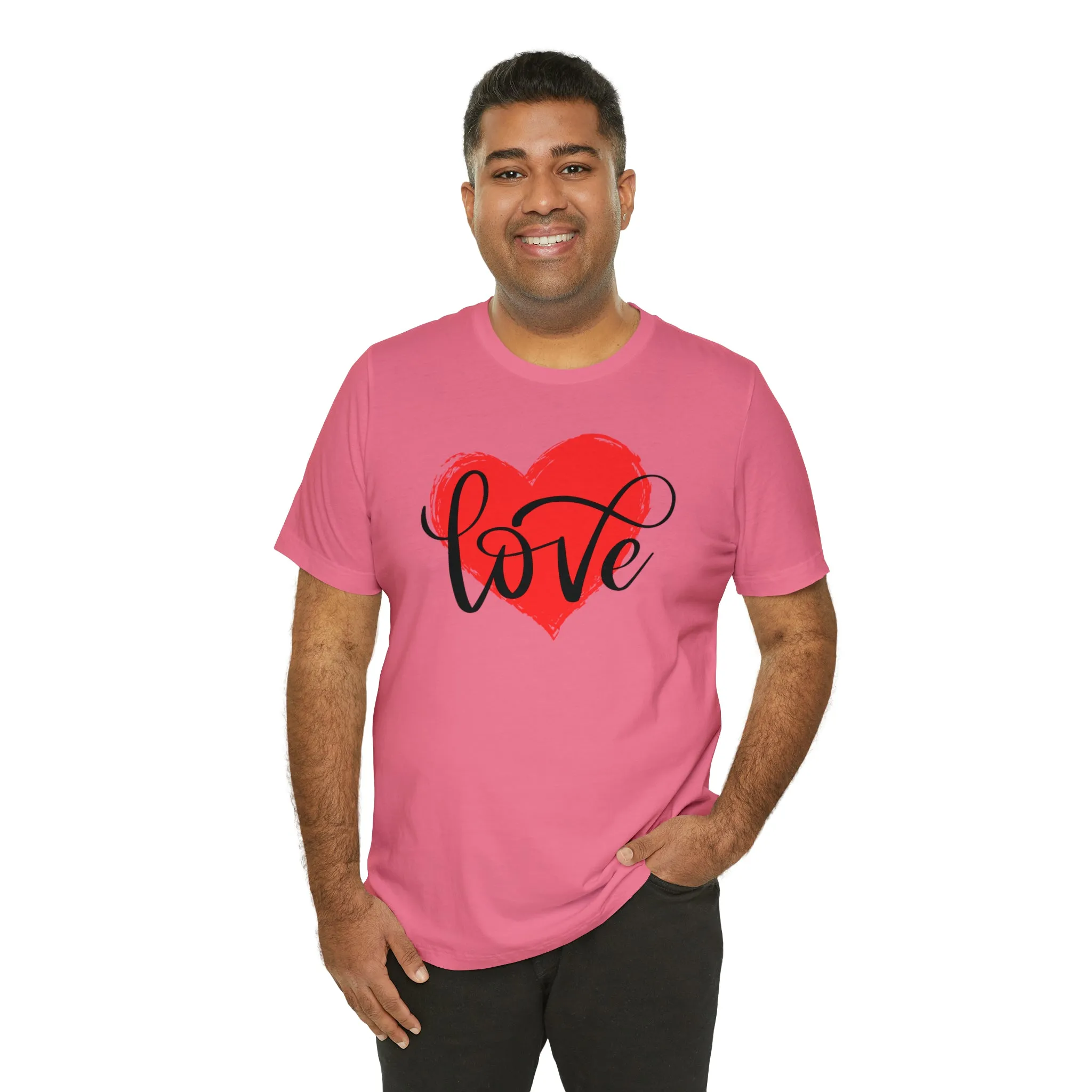 Love Heart Mom T-Shirt | Love Ya Mom Tee |  Bella Canvas 3001 Unisex |  Mother Short Sleeve Tshirt