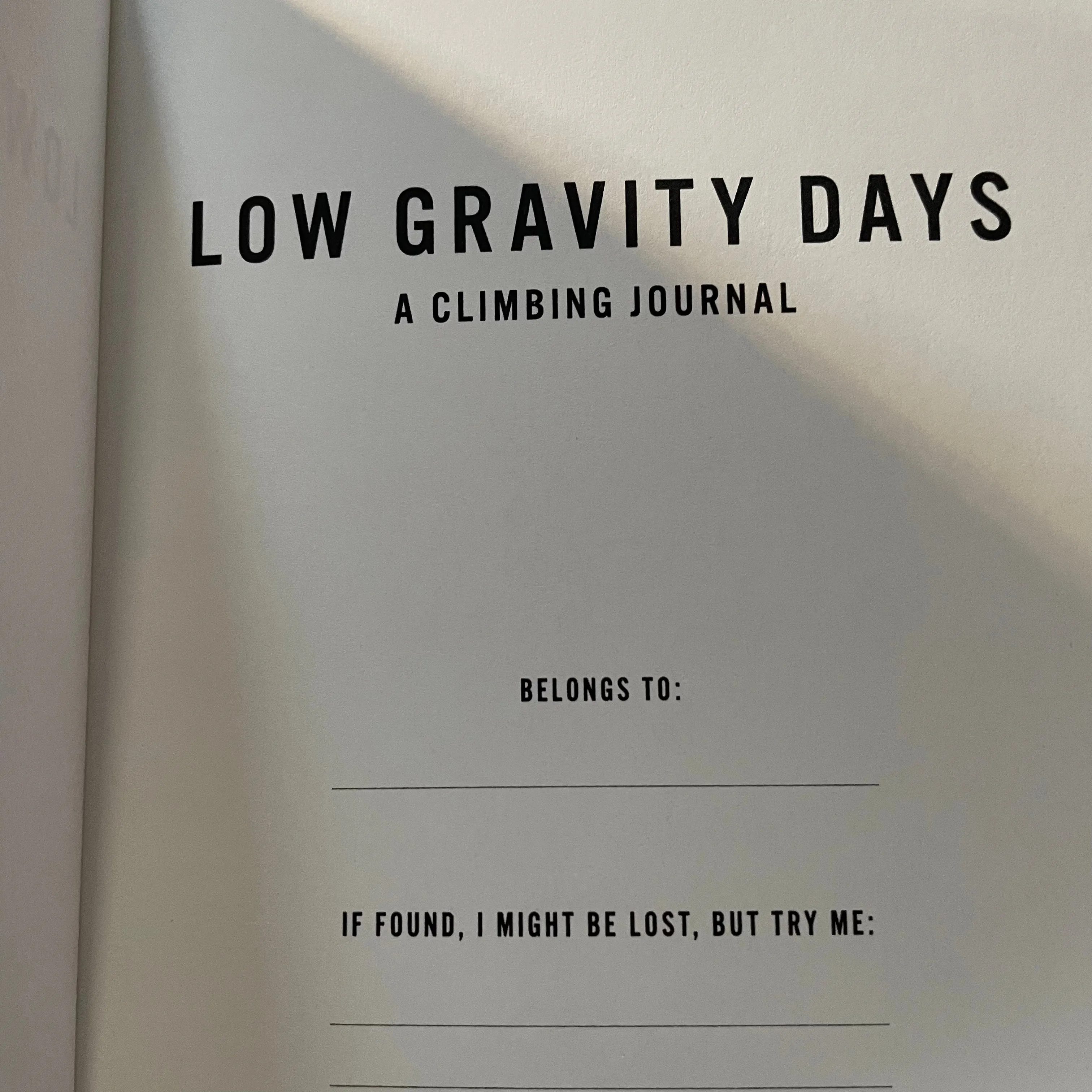 Low Gravity Days