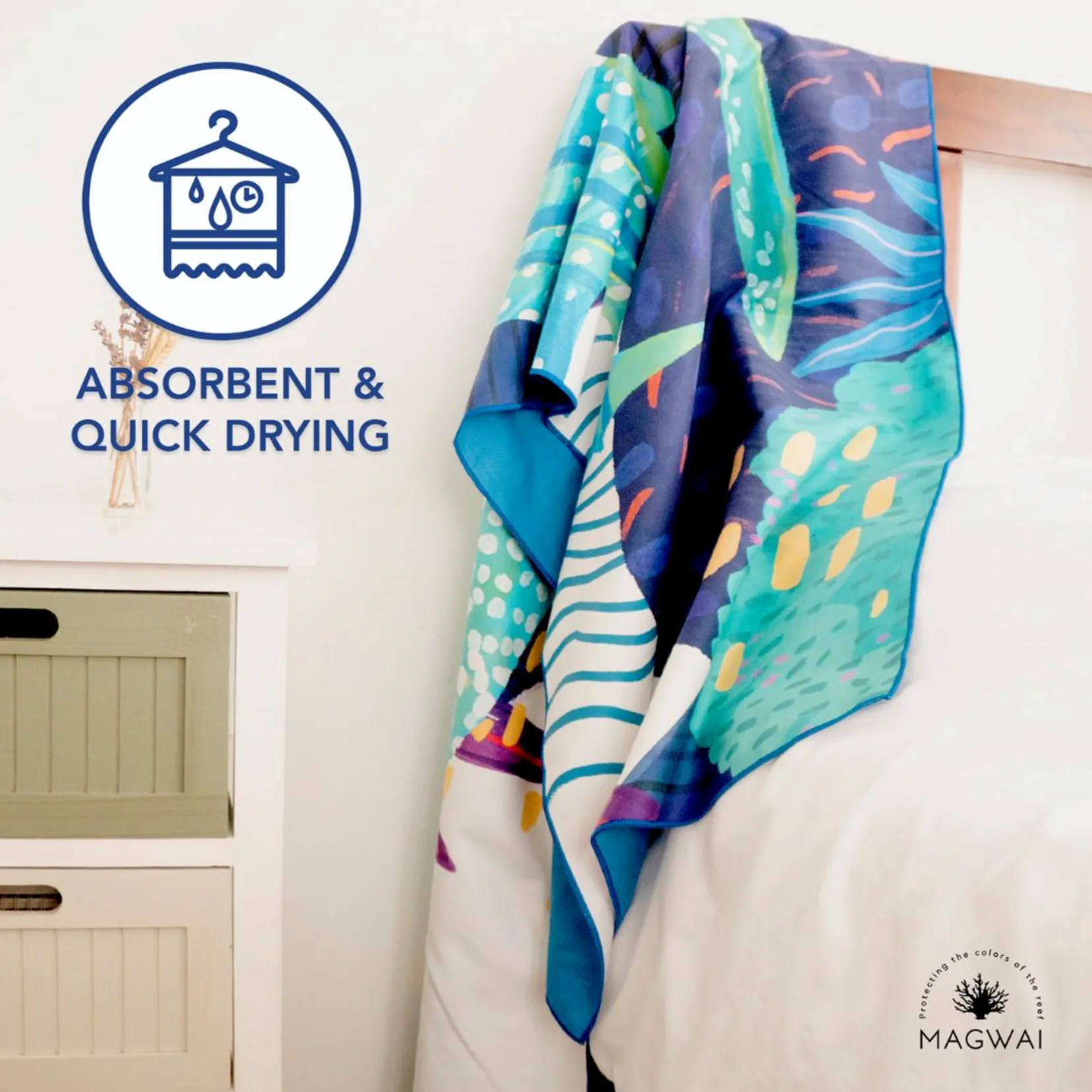 Magwai Quick-Drying Beach Towel