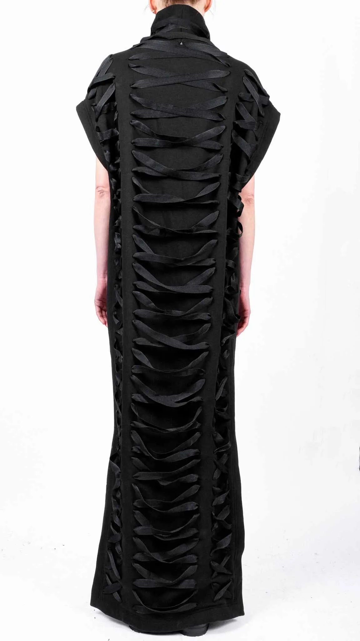 Maxi Sweatshirt Dress with Laces