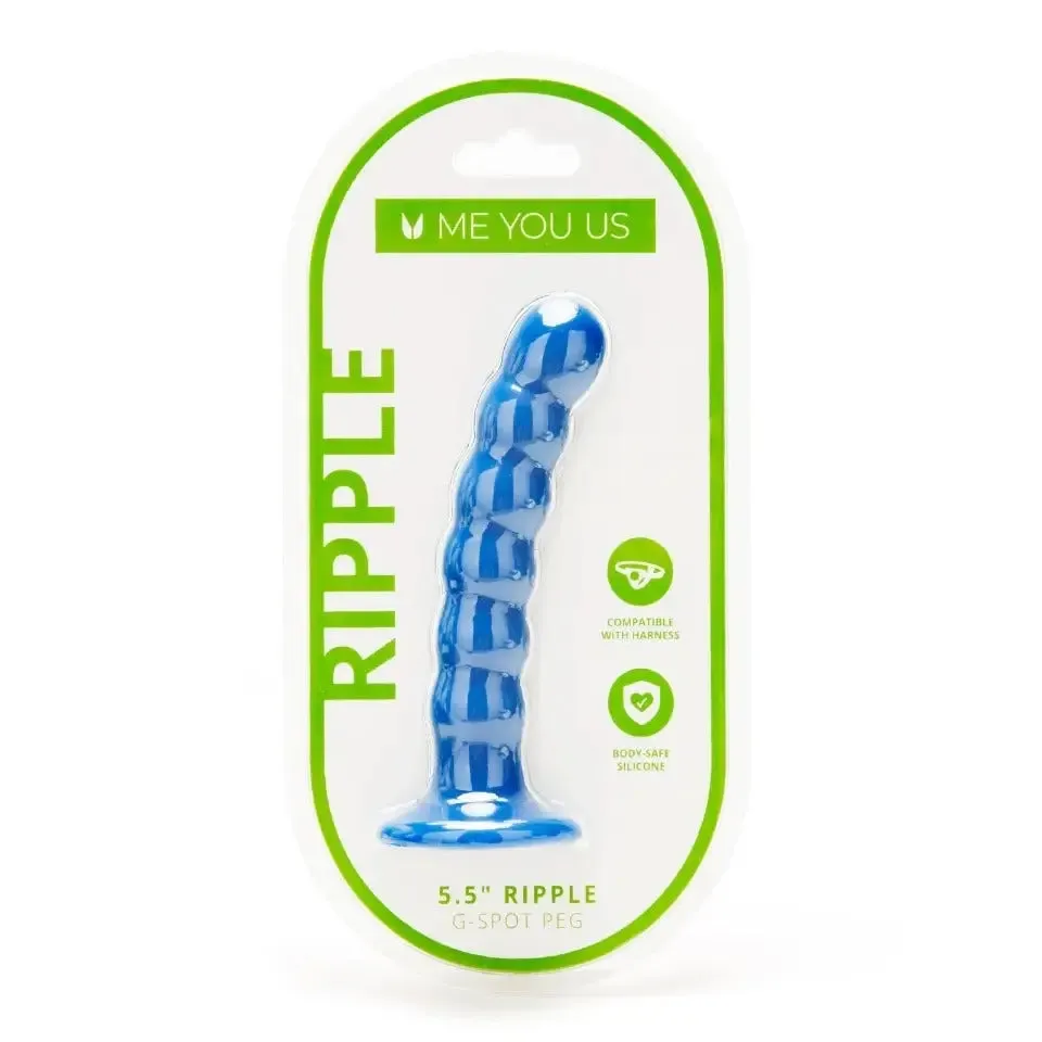 Me you us 5.5 Inch Ripple g Spot Peg Dildo