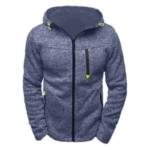 Men's Cardigan Hooded Coat