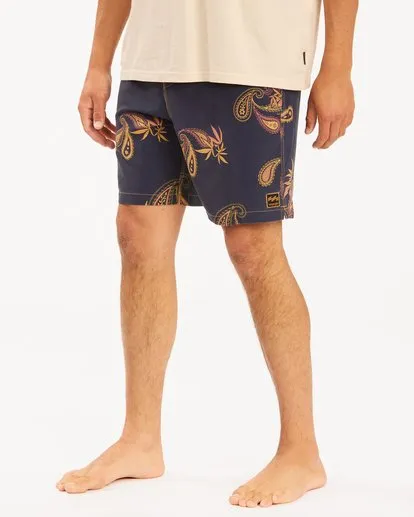 Men's Hazy Paisley Layback