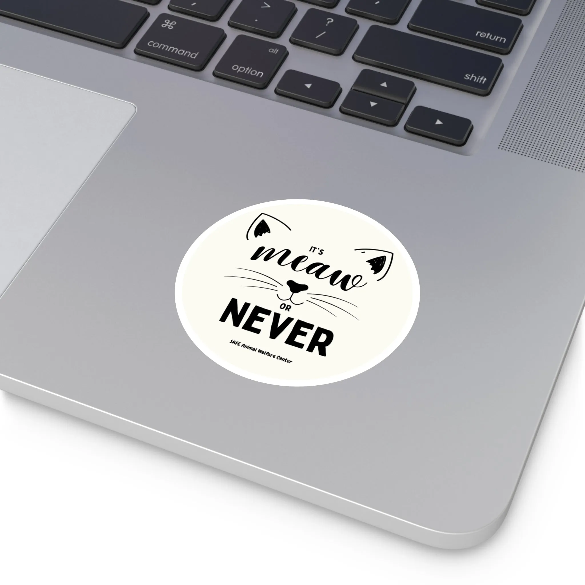 Meow or Never! Round Stickers, Indoor\Outdoor