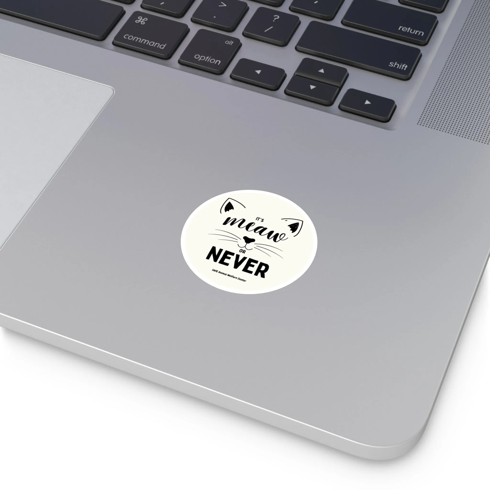 Meow or Never! Round Stickers, Indoor\Outdoor