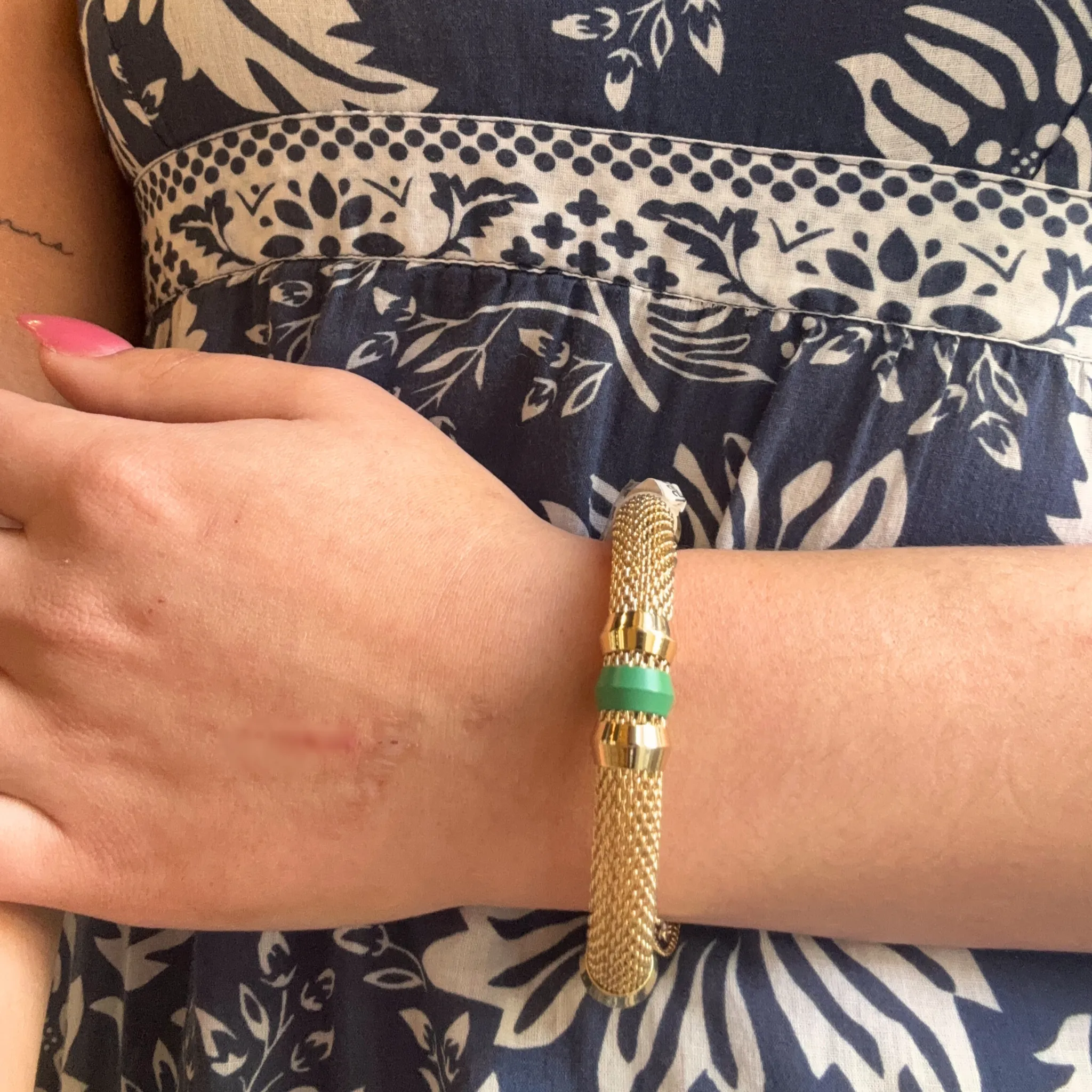 Mesh Candy Bracelet Green