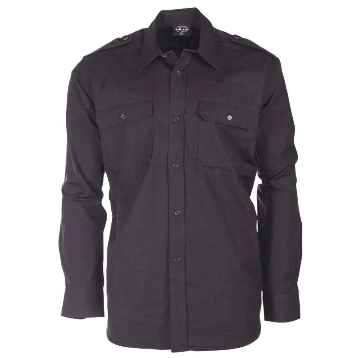 Mil-Tec Ripstop Field Shirt Black