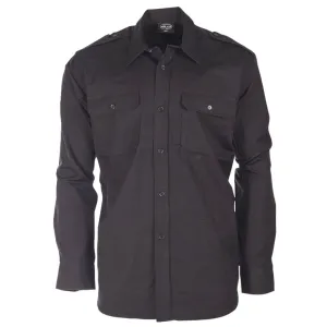 Mil-Tec Ripstop Field Shirt Black