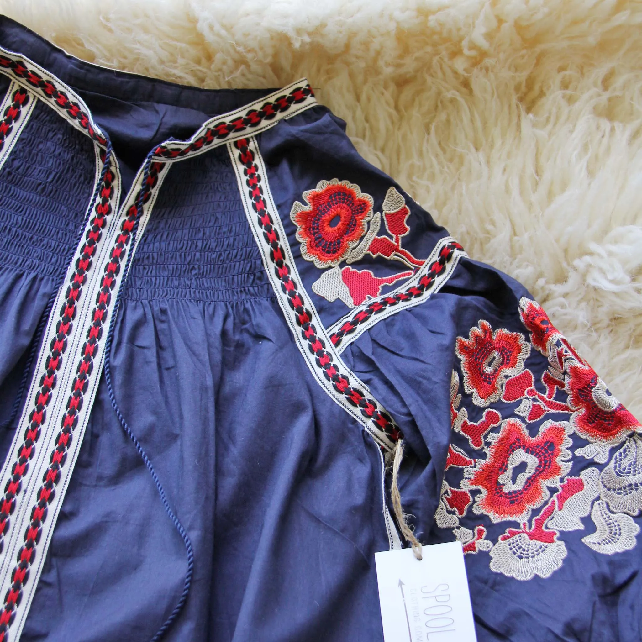 Misha Embroidered Dress