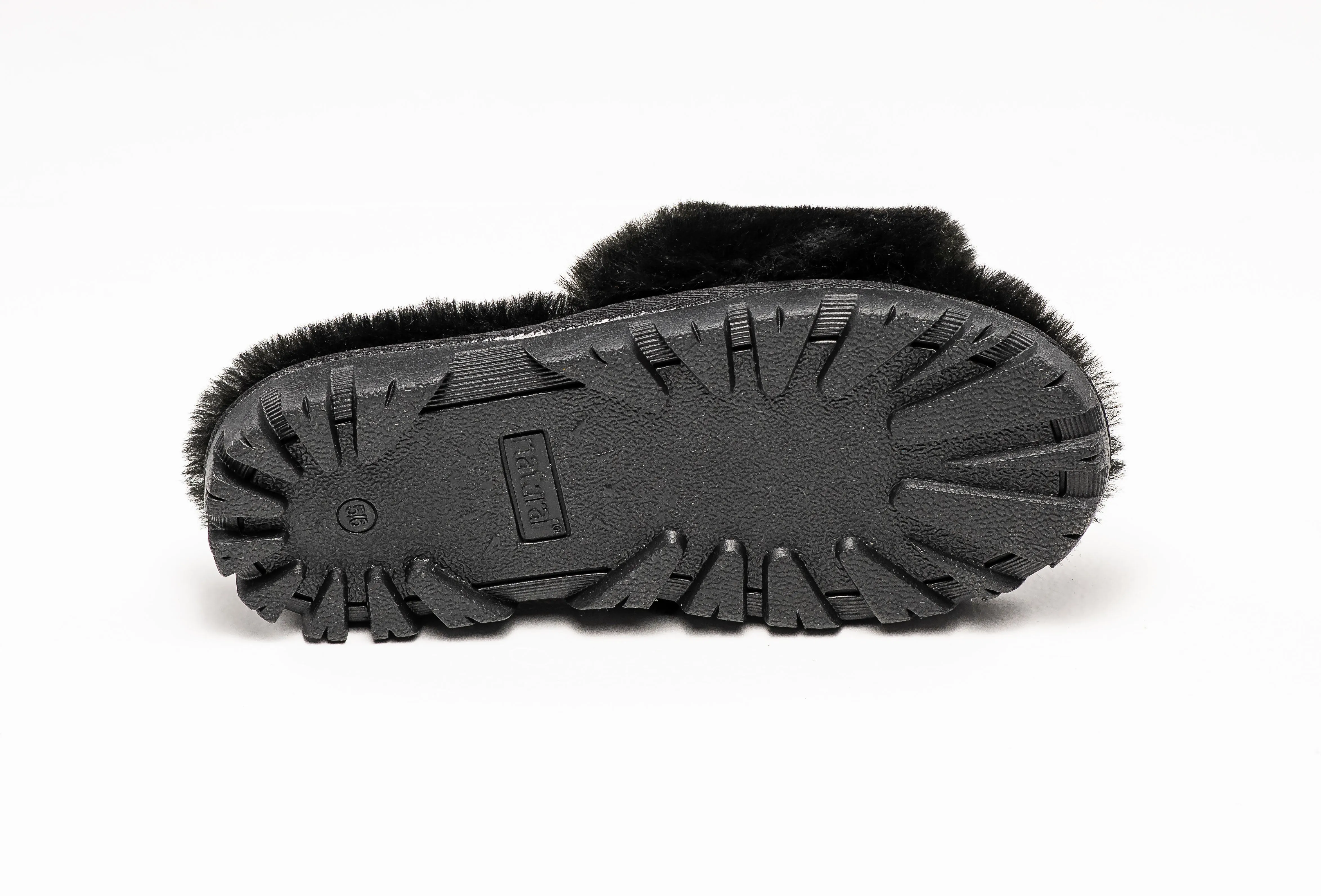 Natural Charlotte Suede Women Slippers | Black