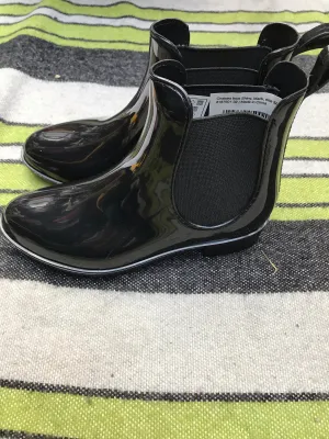 new size 5 black patent chelsea boots FREE POSTAGE ✅