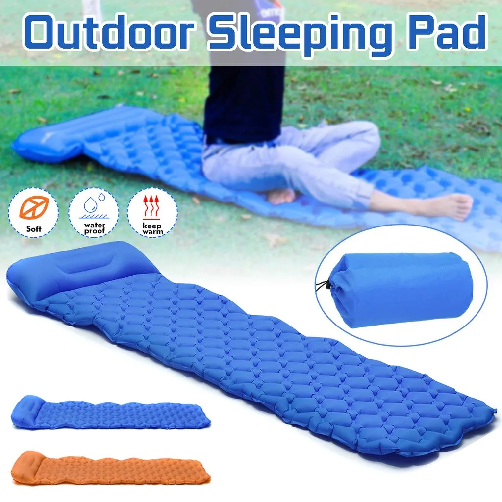New Sleeping Pad, X-Lounger Ultralight Inflatable Sleeping Mat for Camping,Hiking and Other Outdoor Activities, Blue