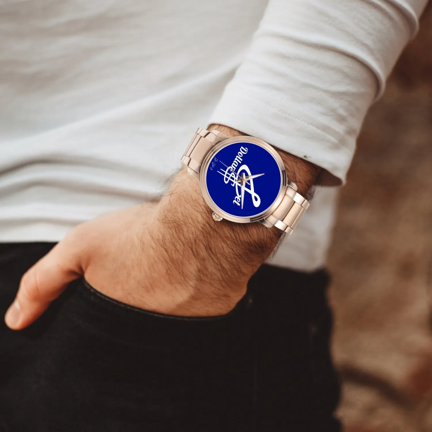 Nipsey Blu Steel Automatic Watch