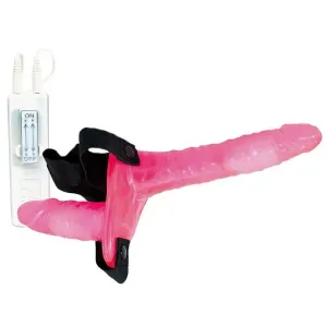 Nmc Ltd Pink Duo Double Vibrating Strap-on Dildo