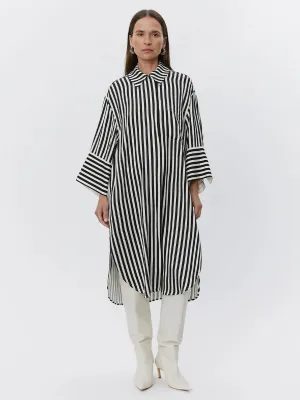 Noe - Striped Viscose - Fluid Stripes