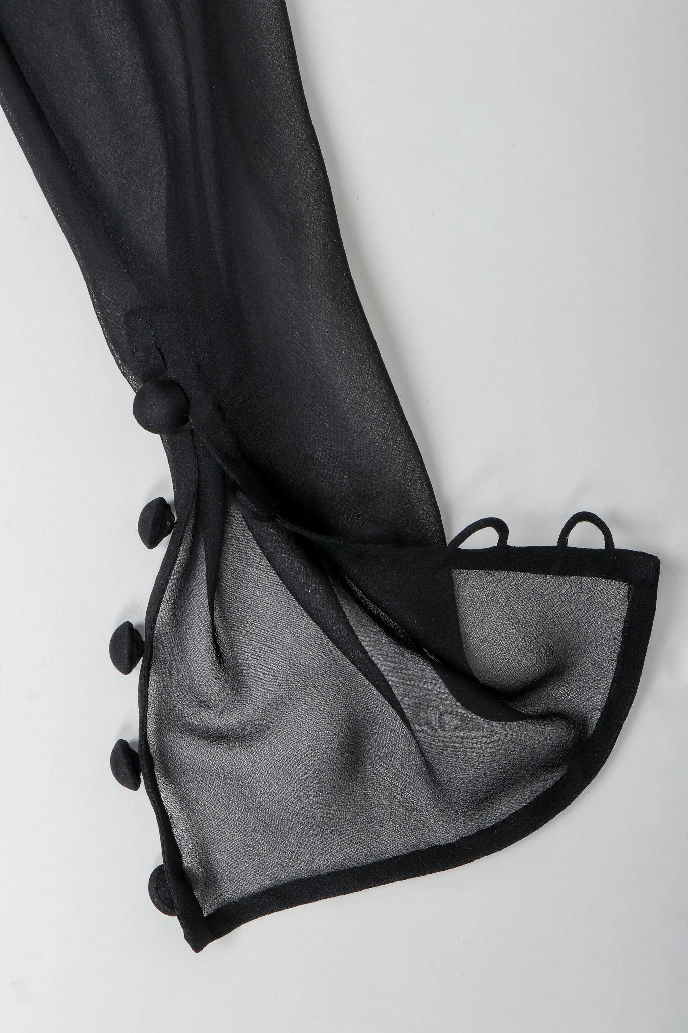 Numbered Couture Illusion Dress